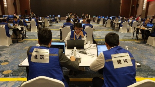 現(xiàn)代魯班賽技能 江蘇首屆建筑施工BIM技術應用職業(yè)技能競賽在如皋舉行